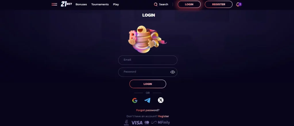How to Log In to 21bit
